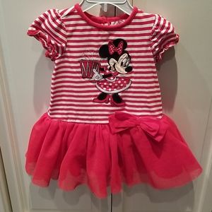 Mini dress with matching under pants